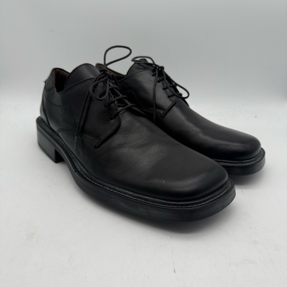 NEW TOSI Black Leather Made in Italy Men's Dress Lace Up Oxfords Men’s Size 9